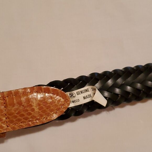 COMECO genuine snakeskin belt size 37 - Picture 6 of 7